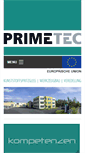 Mobile Screenshot of prime-tec.de
